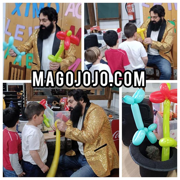 Mago para niños cumpleaños y comuniones globoflexia
